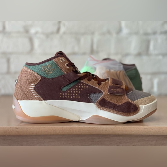 Nike Air Jordan Zion 2 Voodoo Flax Muslin Sesame Fauna...